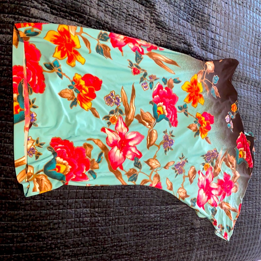 One shoulder fitted summer dress